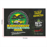 Rainforest Challenge India Door Sticker