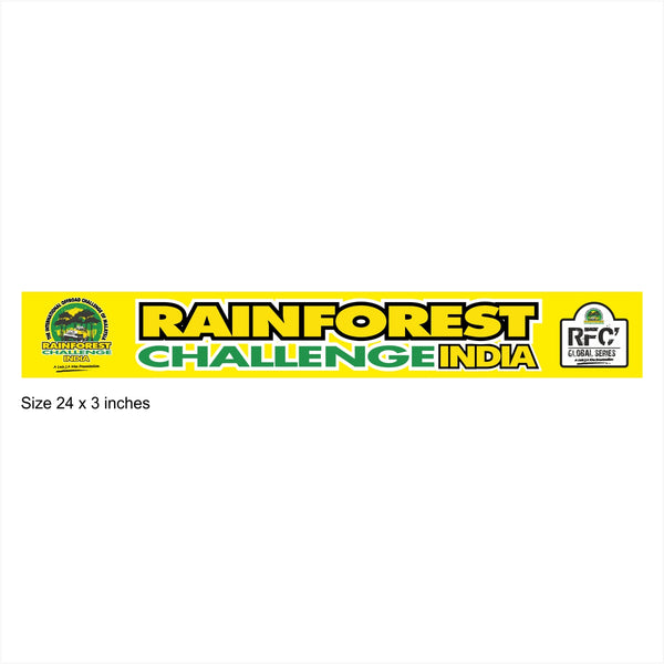 Rainforest Challenge India Windscreen Sticker
